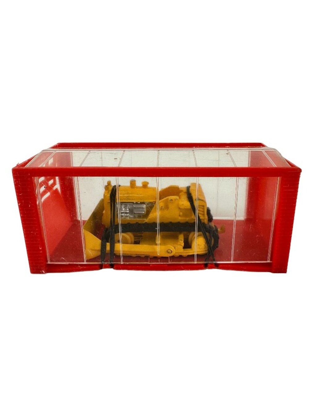 Mini Dinky Toys No 94 International Bulldozer Meccano in Red Plastic Case
